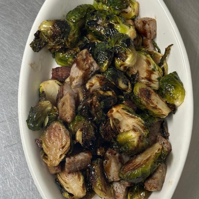 Roasted Brussels Sprouts.